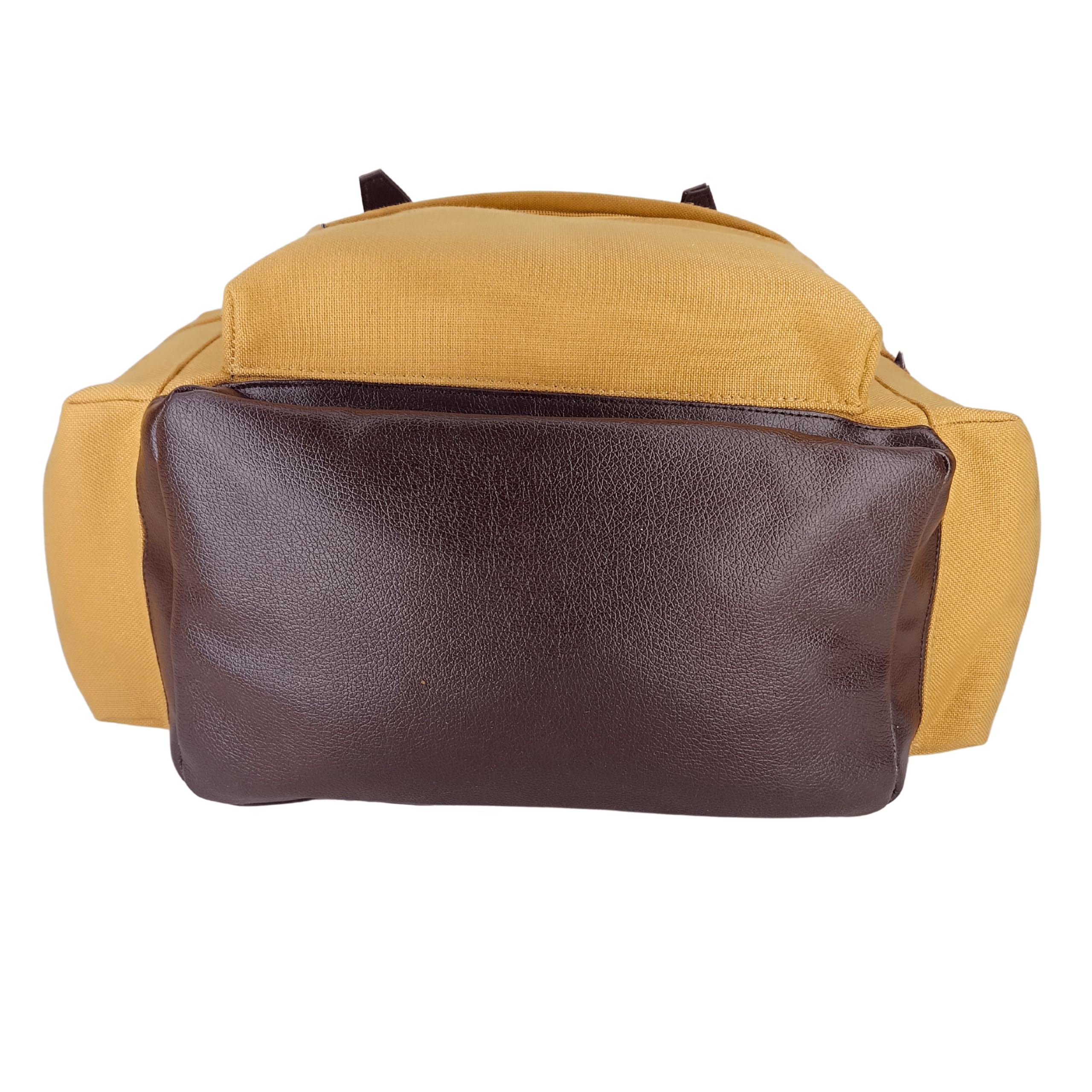 RECYCLED PET BOTTLE FABRIC TAN BACKPACK