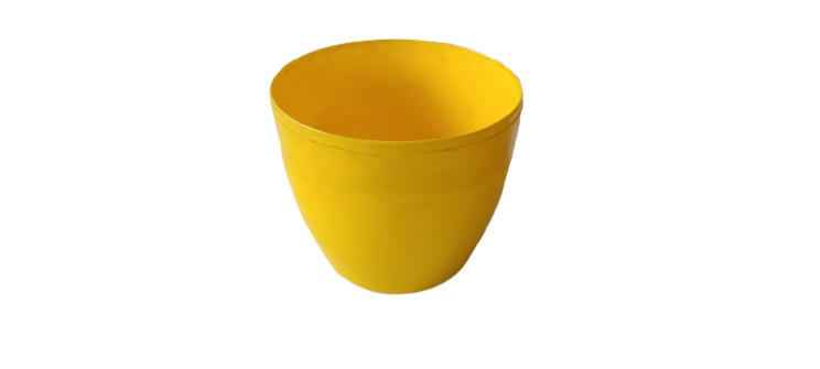 6 inchYellow Plastic Bowl