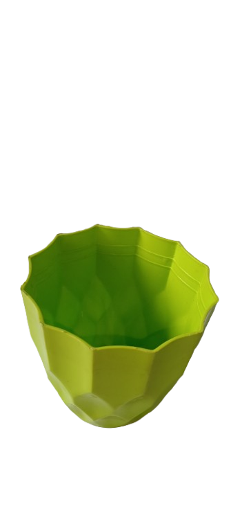 4 inch Green Geometric Planter