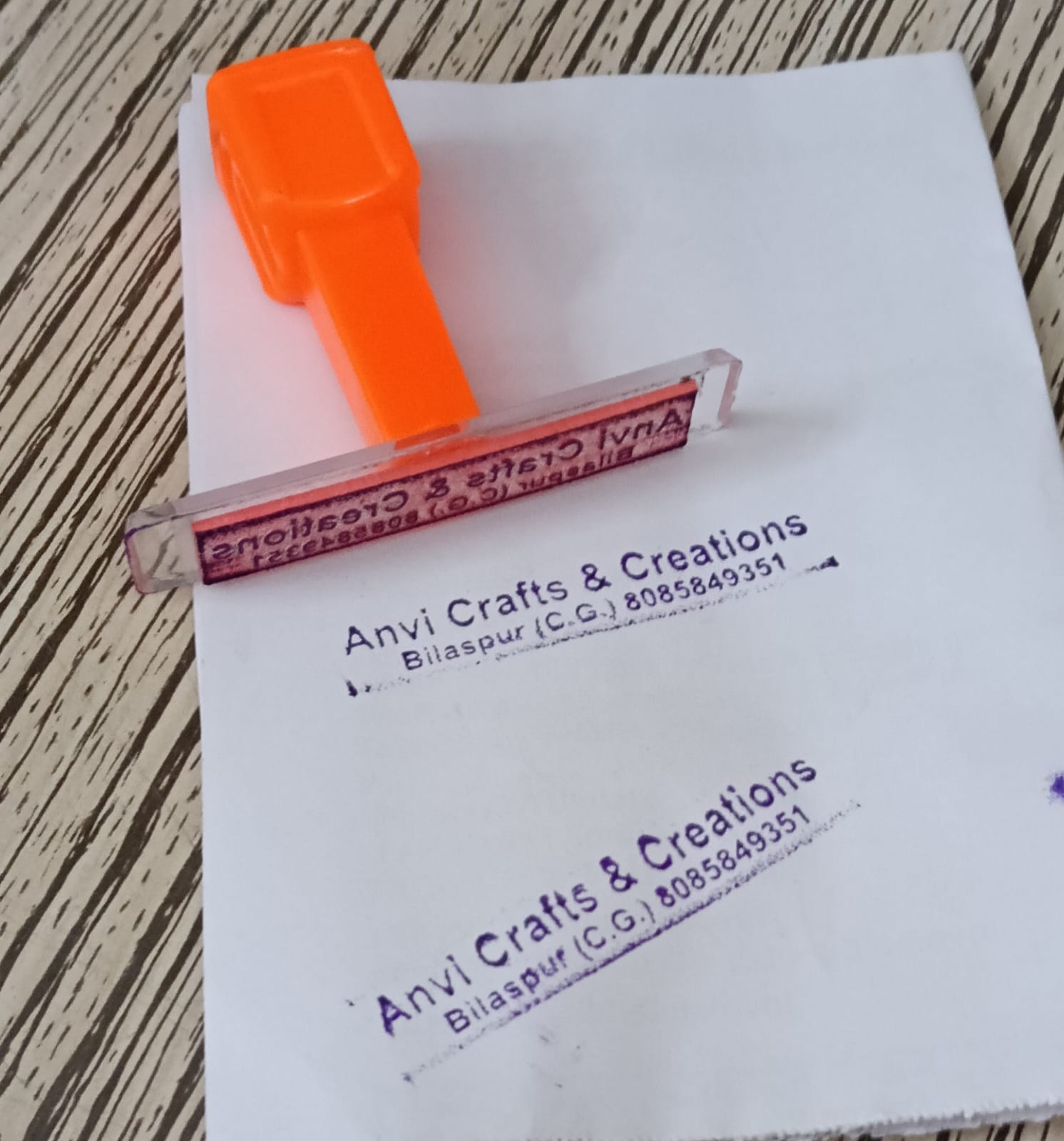 Custom Rubber Stamp