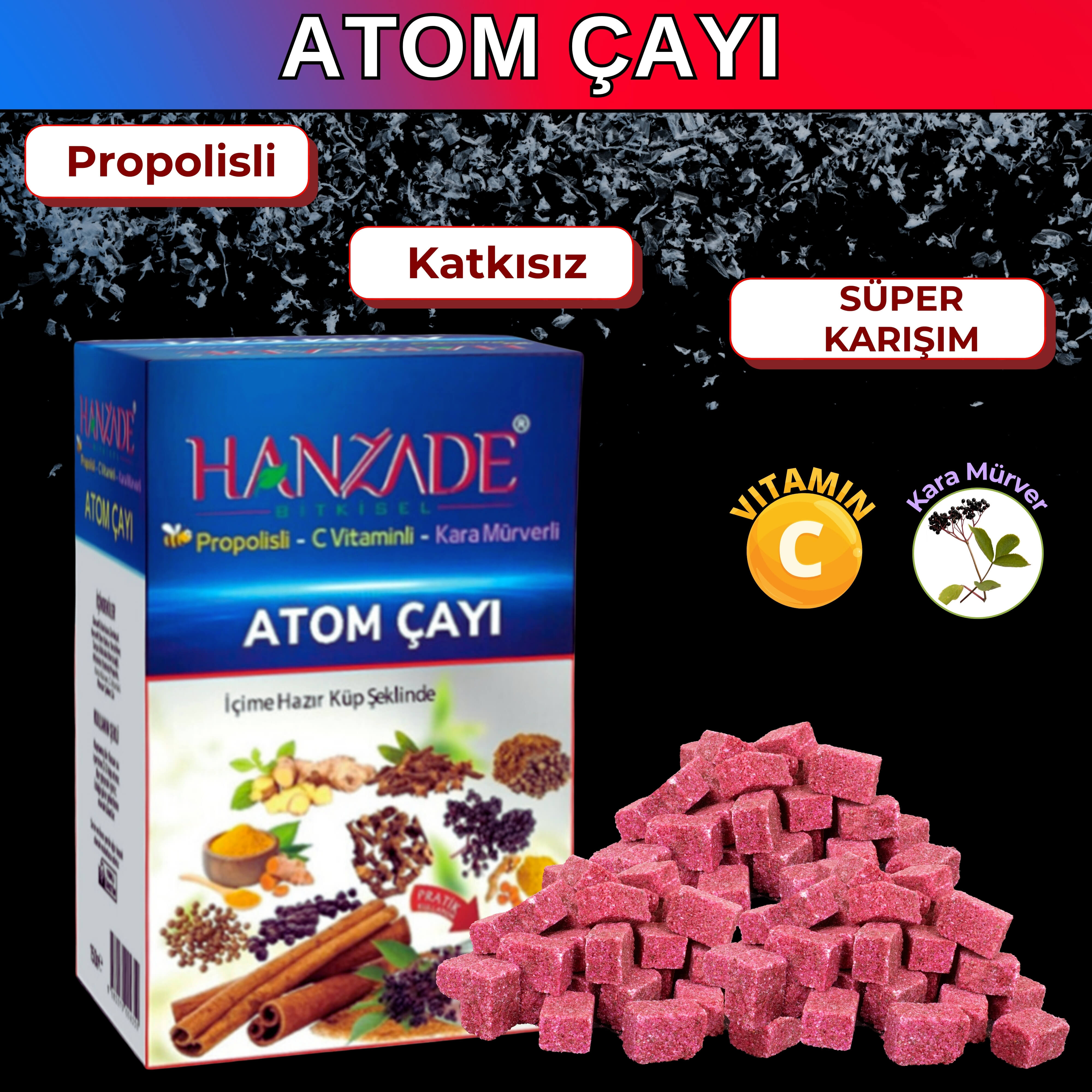 Hanzade Bitkisel Atom Çayı 150 gr