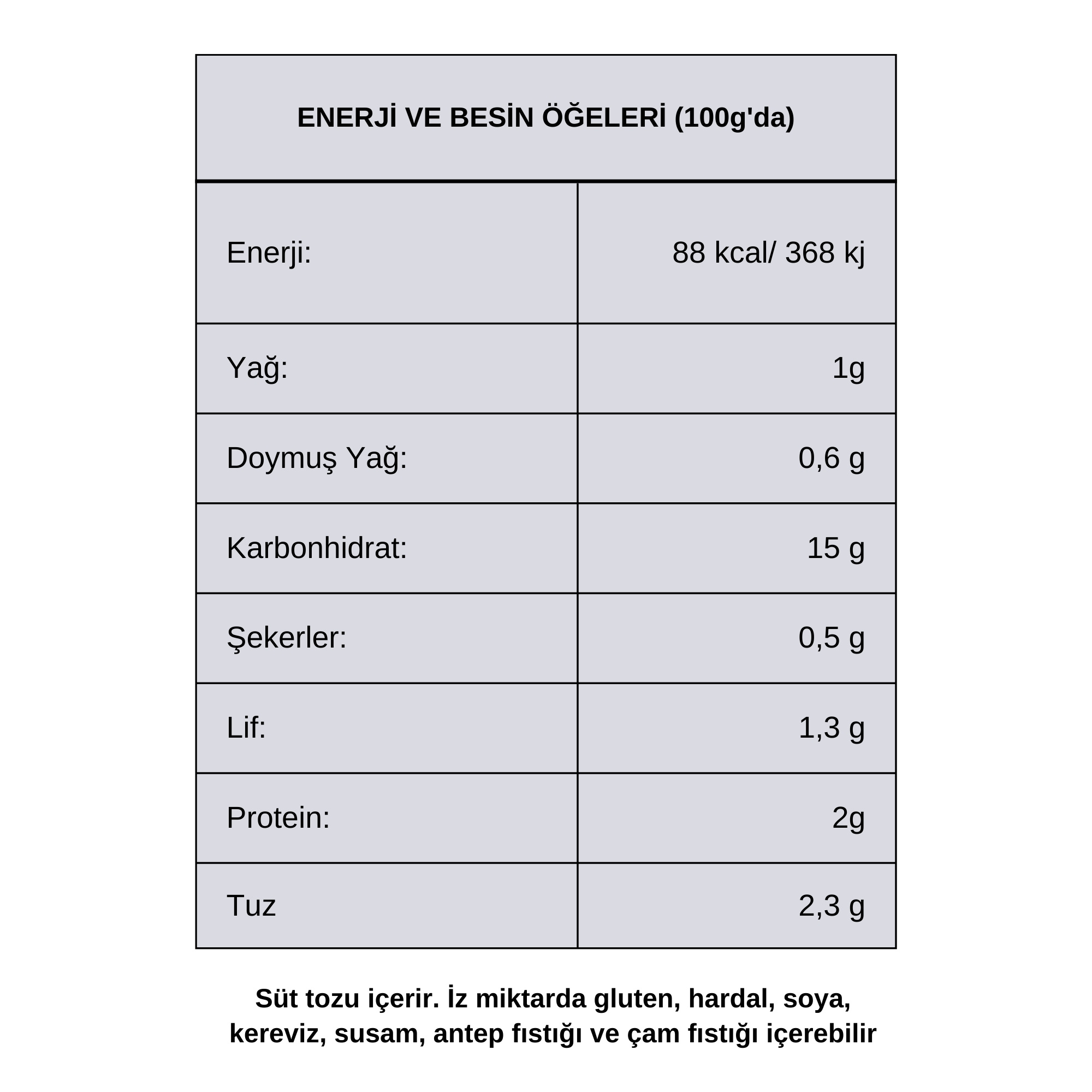 Hanzade Bitkisel Sütlü Patates Püresi