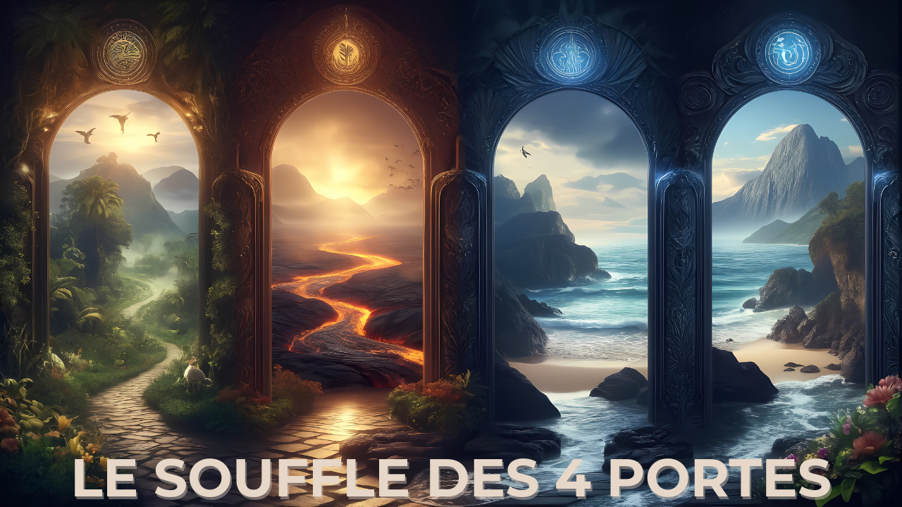 LE SOUFFLE DES 4 PORTES (3 niveaux, 3 guidages)