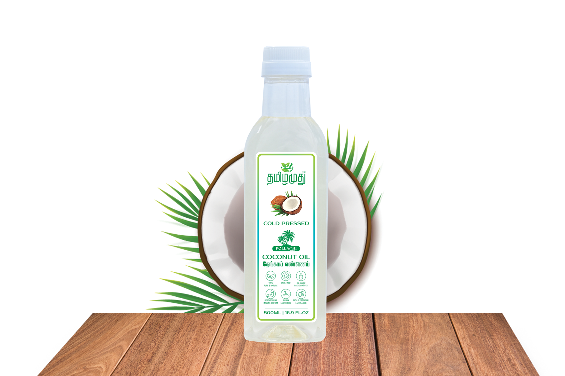 TAMILAMUTHU COCONUT OIL - 500 ML