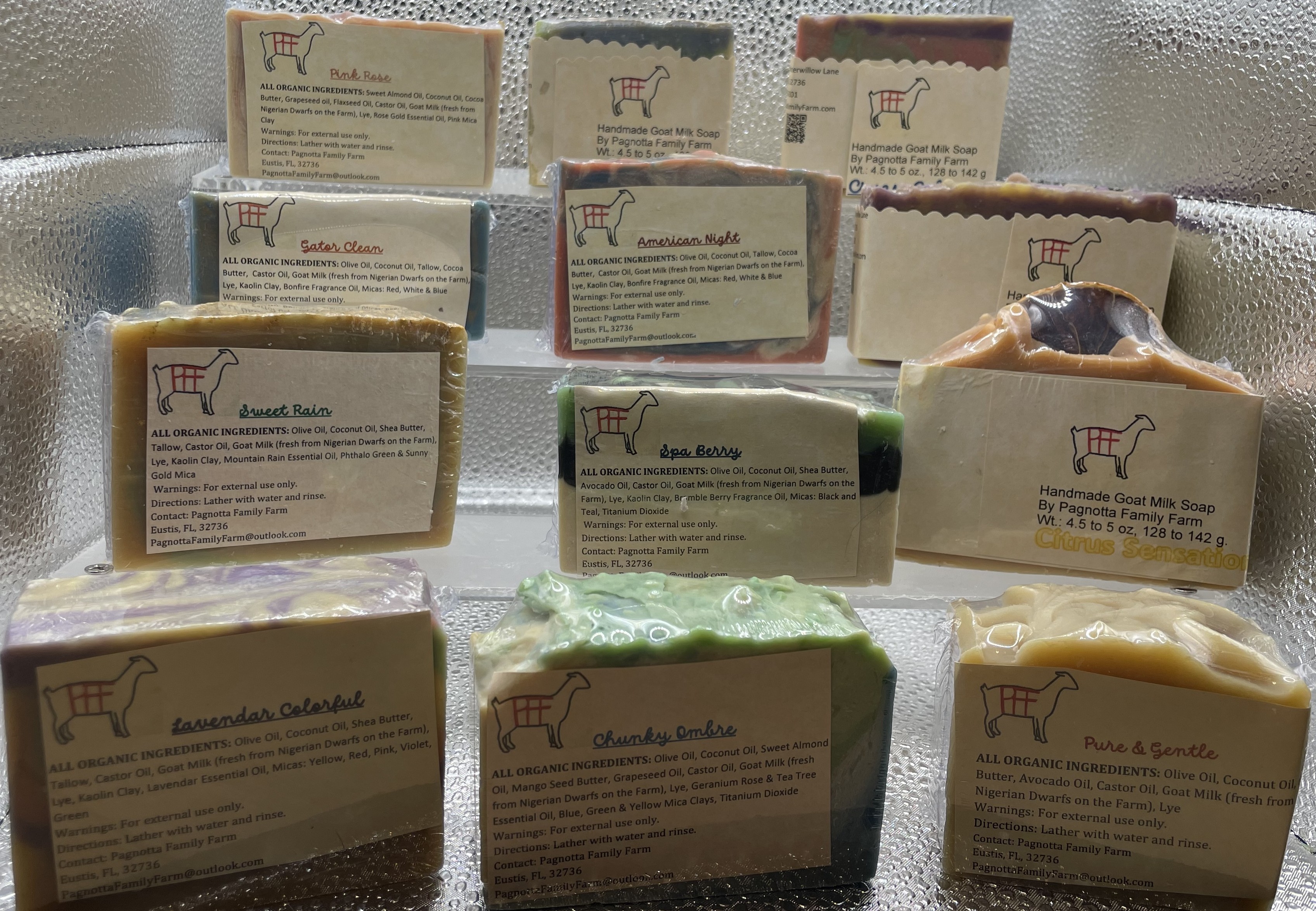 Handcrafted Artisan Soap Bars-- 6 MONTHS