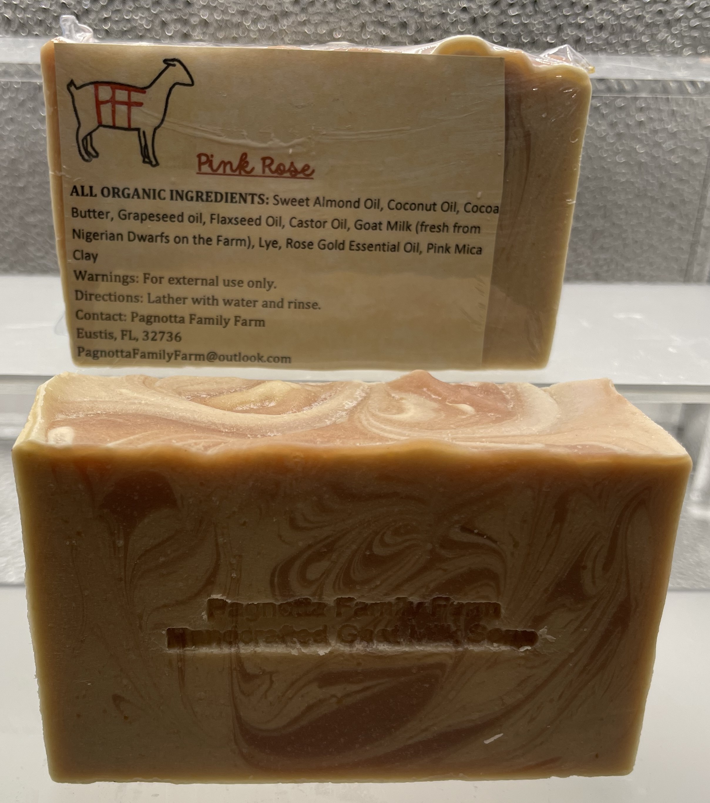 Pink Rose Organic Goat Milk Soap