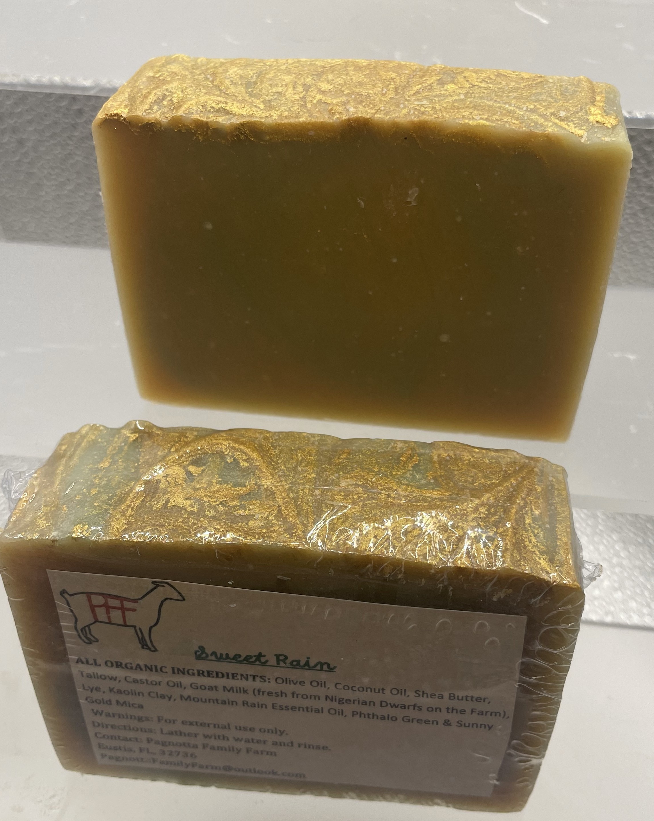 Handcrafted Goat Milk Soap- Sweet Rain