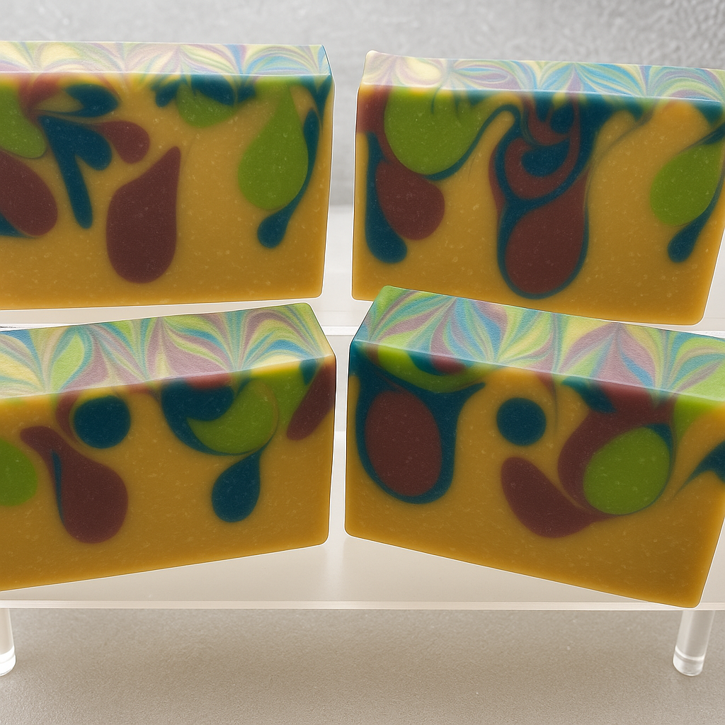 Handcrafted Spring Drop Goat Milk Soap Bars