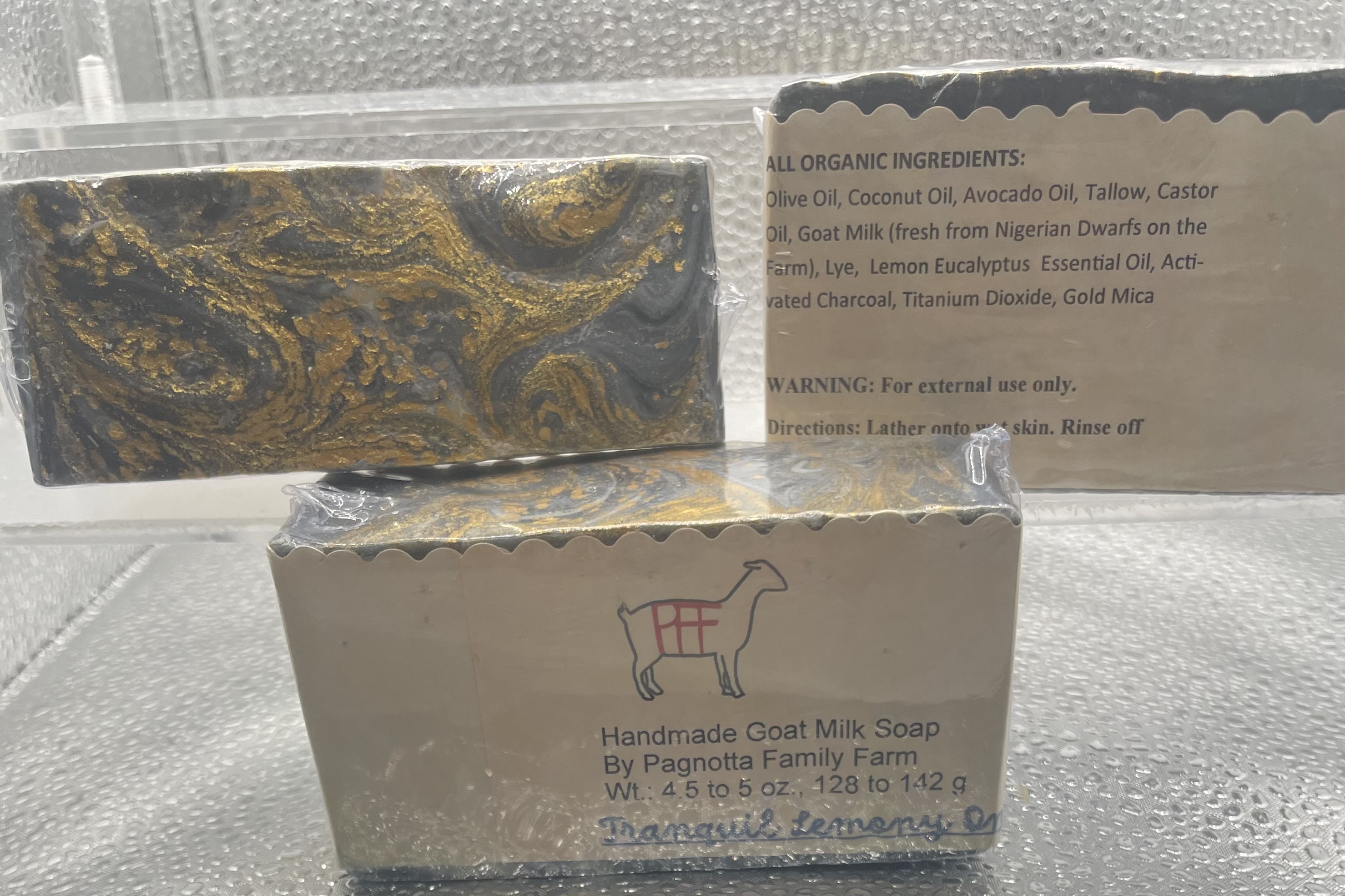 Tranquil Lemony Onyx Handmade Goat Milk Soap