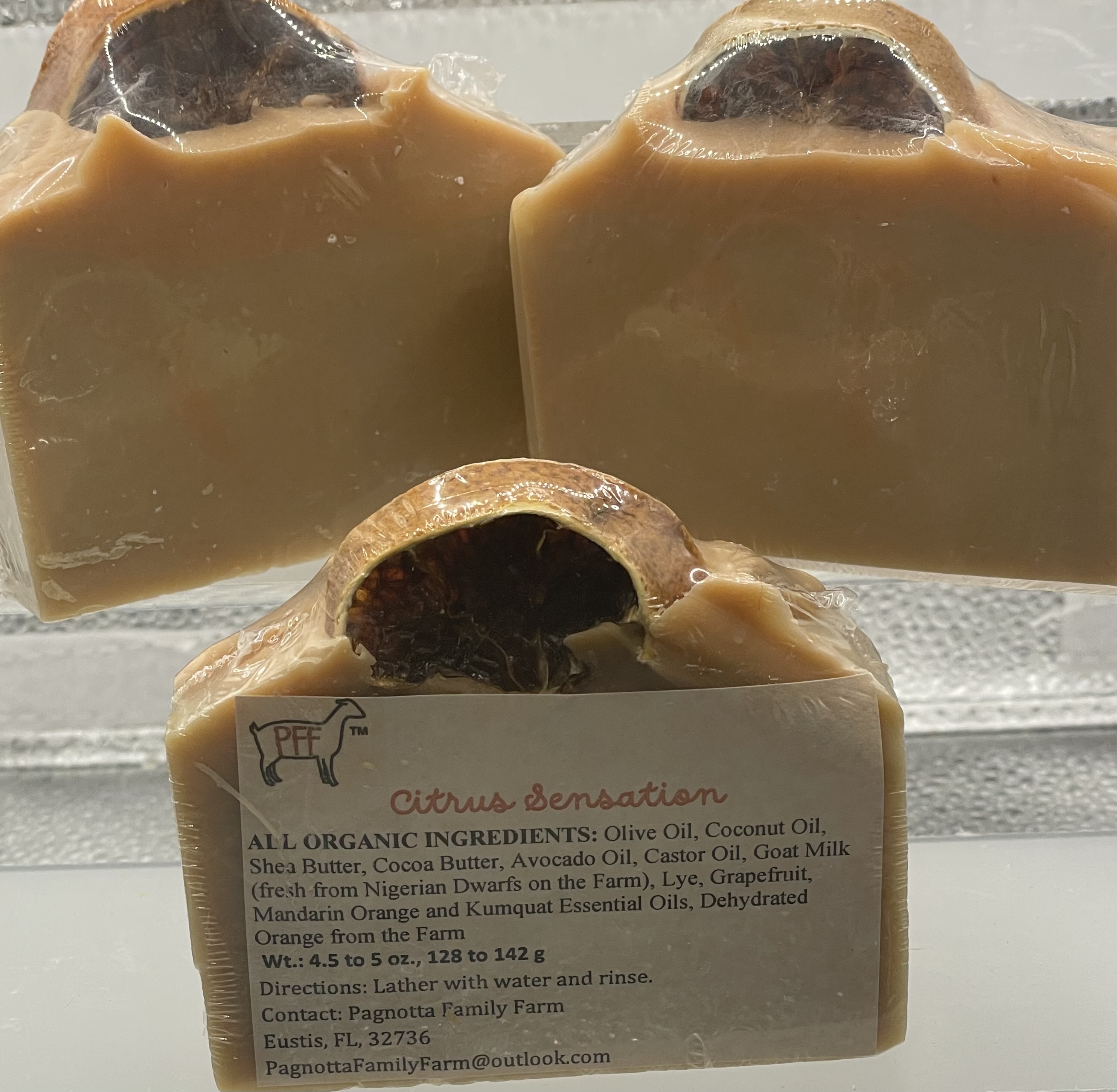 Citrus Sensation Handmade Goat Milk Soap