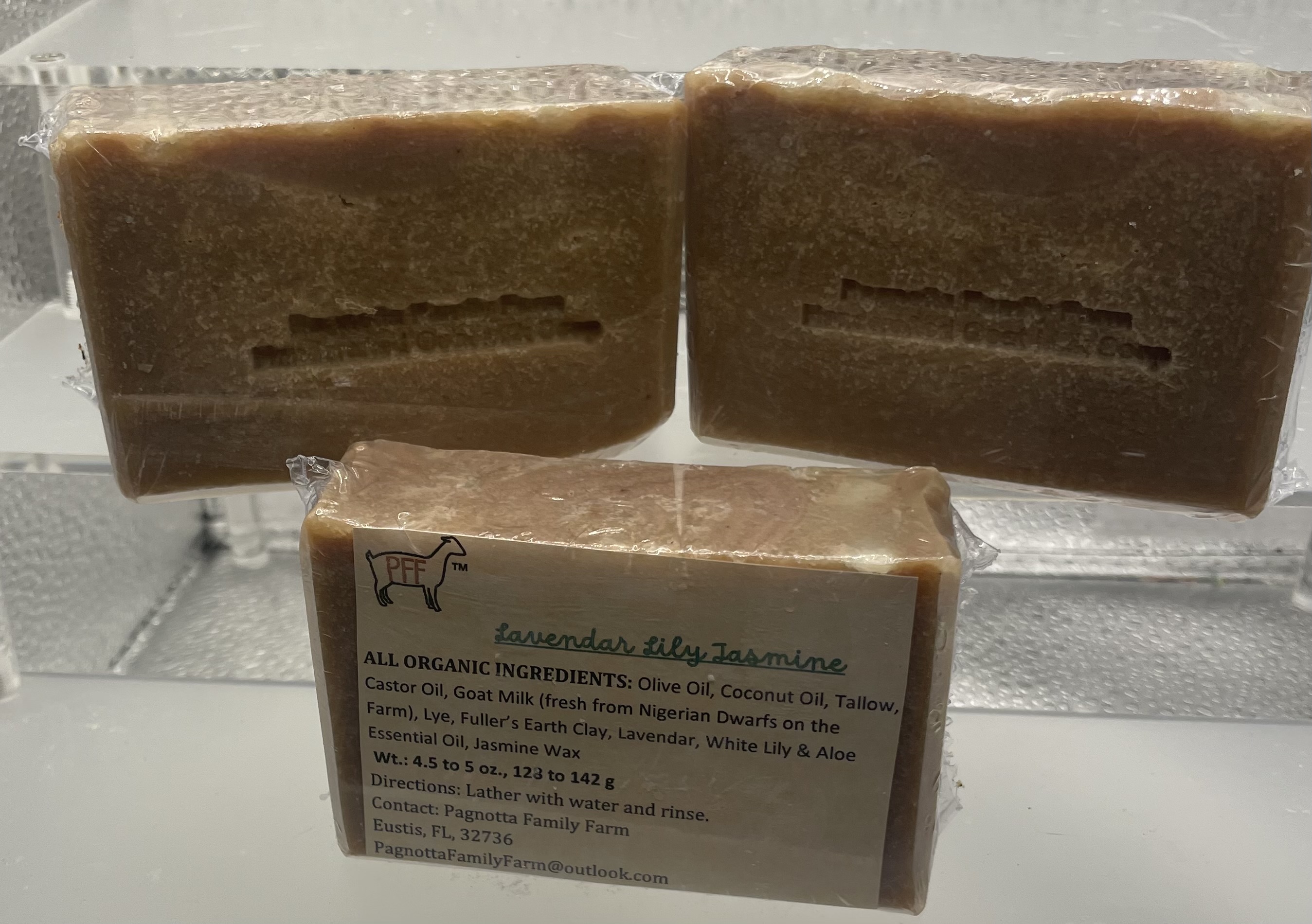 Lavender Lily Jasmine Organic Soap