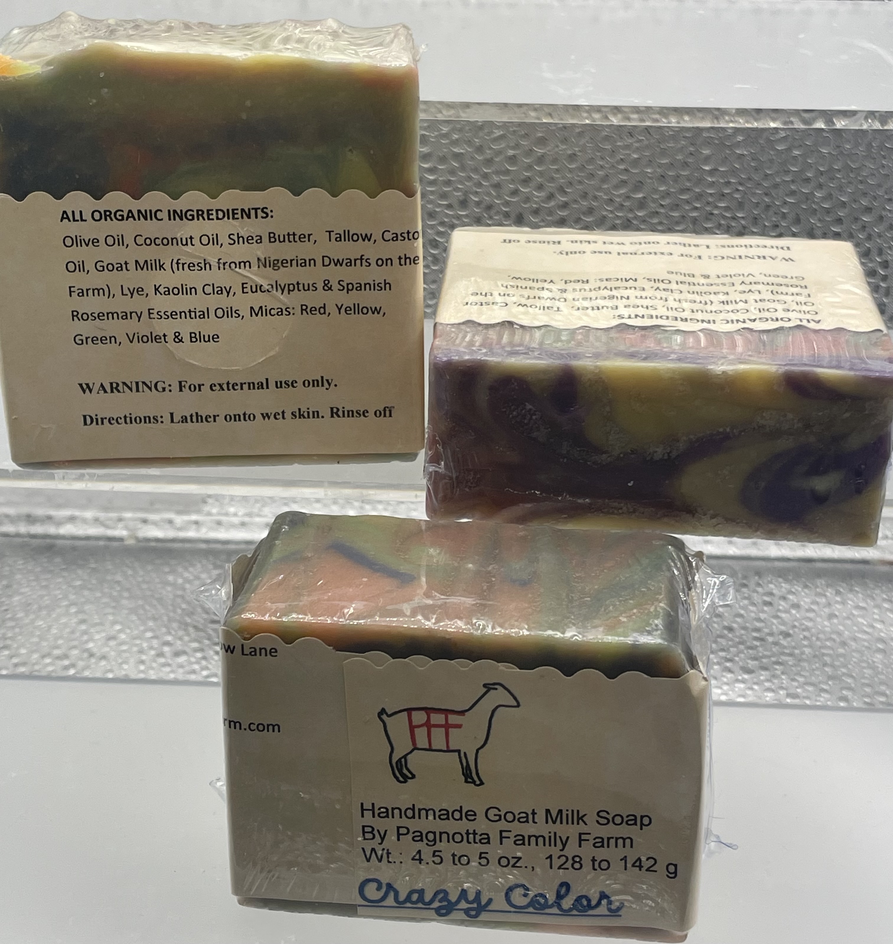 Crazy Color Handmade Goat Milk Soap