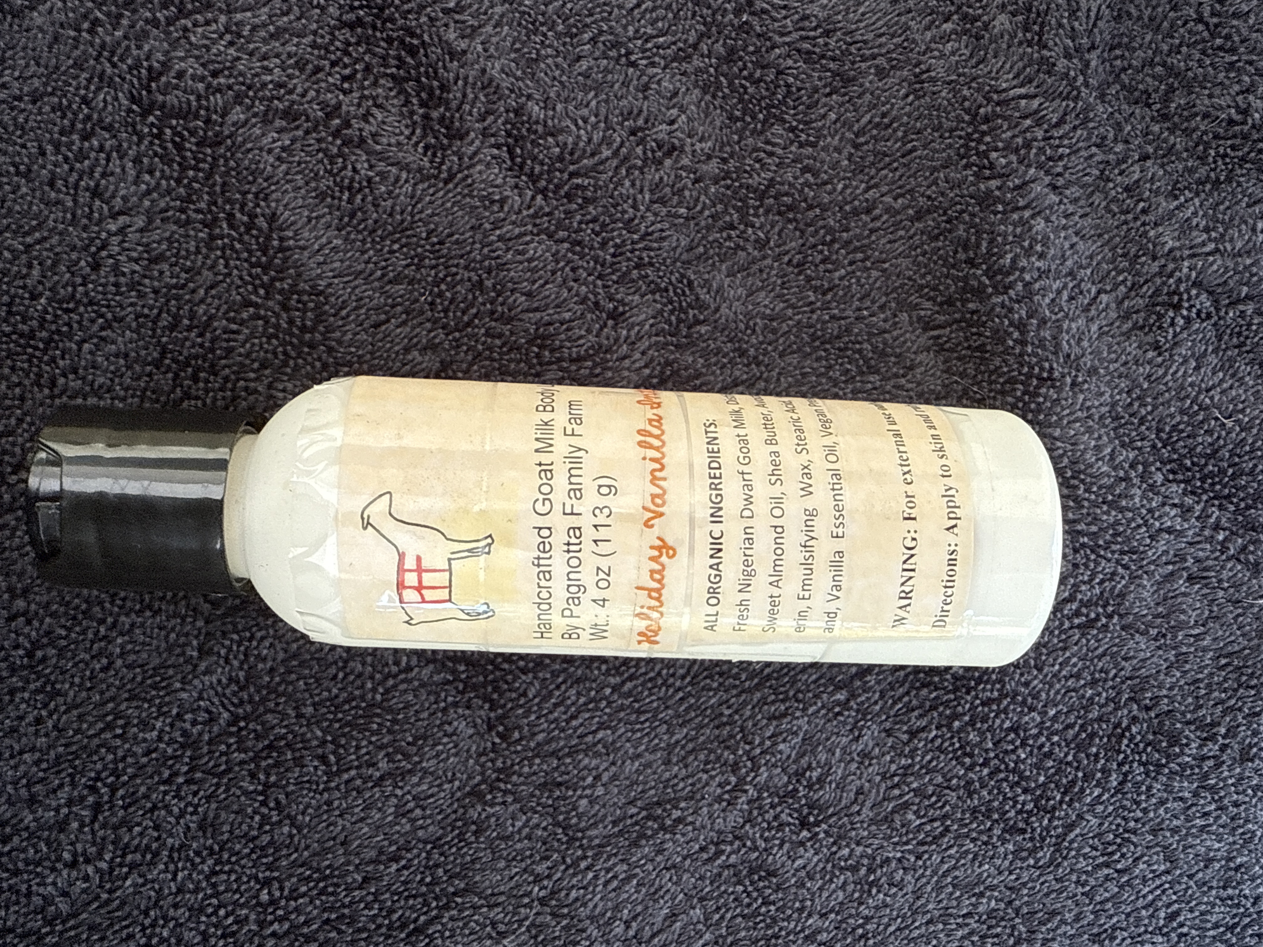 Holiday Vanilla Goat Milk Body Lotion