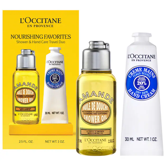 L'Occitane Nourishing Favorites Shower & Hand Care Travel Duo