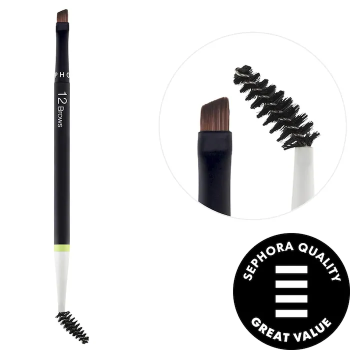 Dual-Ended Brow Brush