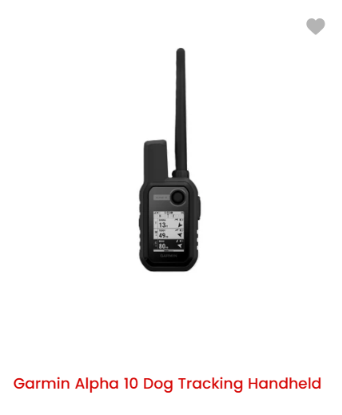 Garmin Alpha 10 Dog Tracking Handheld