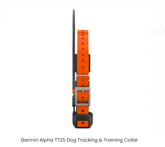 Garmin Alpha TT25 Dog Tracking & Training Collar