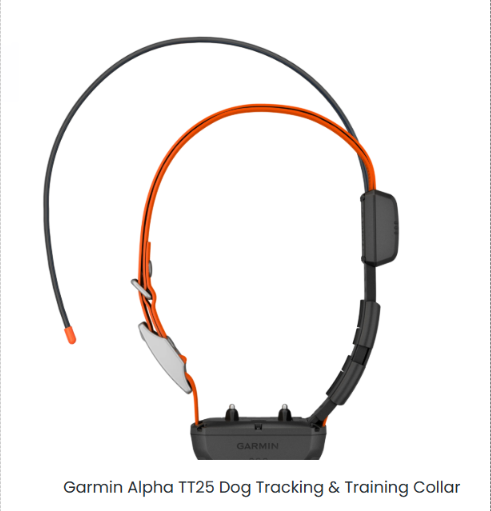 Garmin Alpha TT25 Dog Tracking & Training Collar