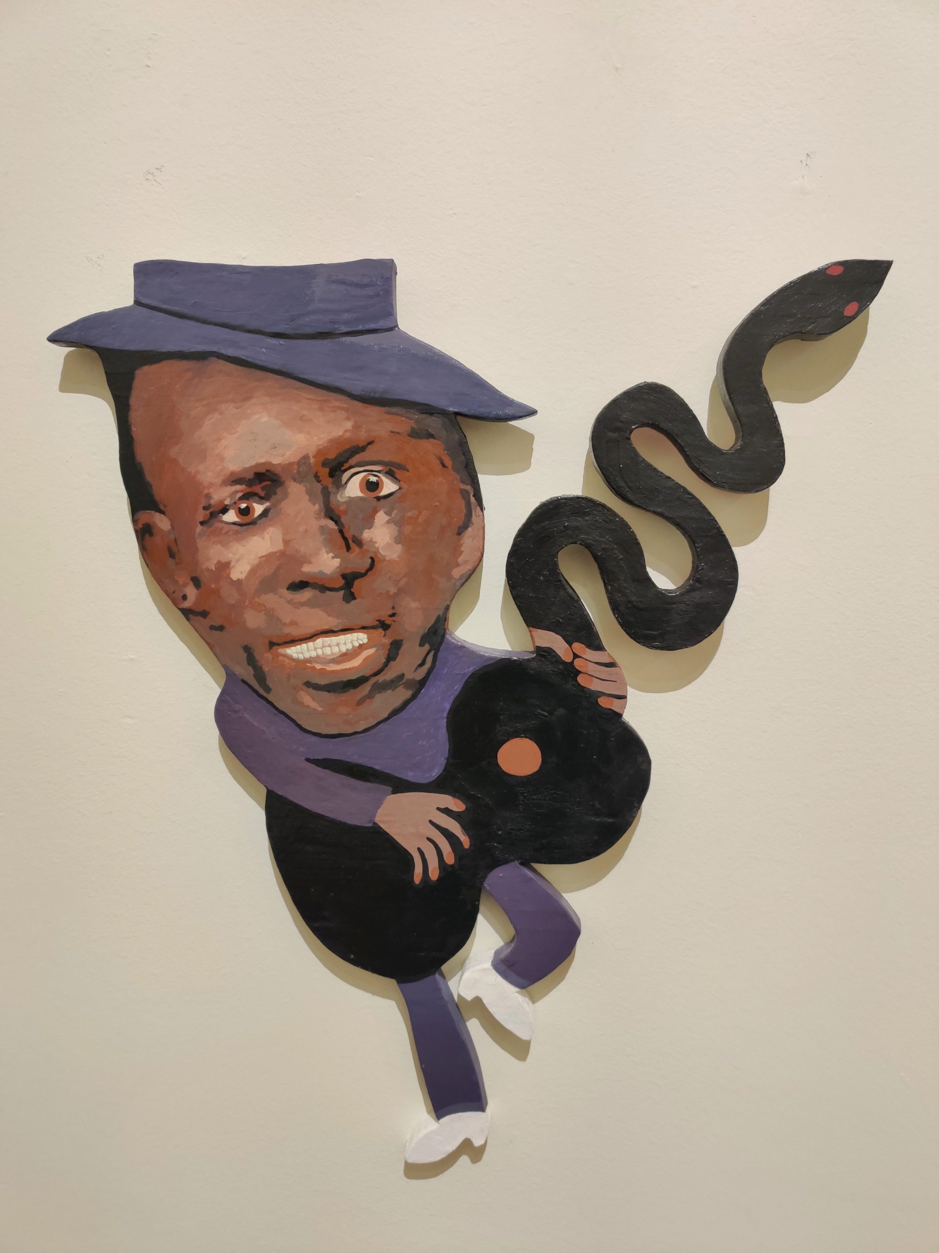 Robert Johnson Wrestling the Blues Snake Guitar