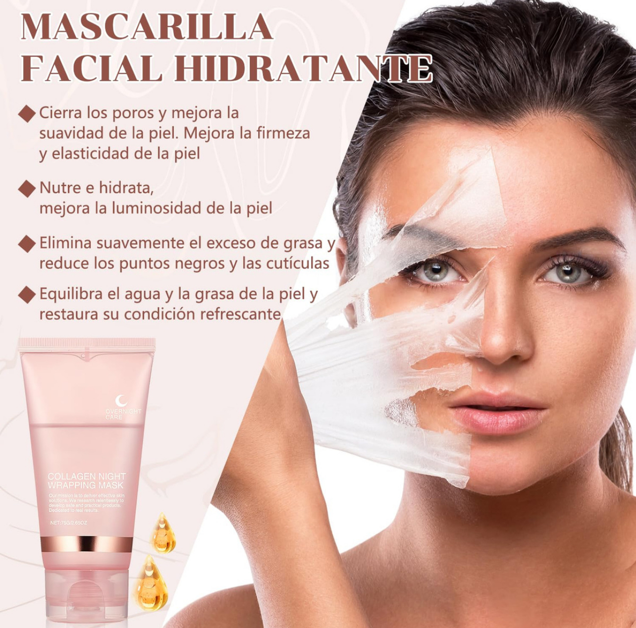 Mascarilla Colágeno nocturna N1 en Korea
