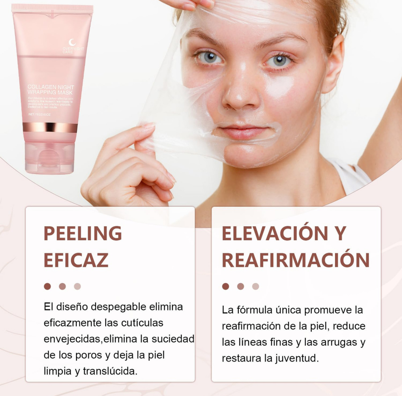 Mascarilla Colágeno nocturna N1 en Korea