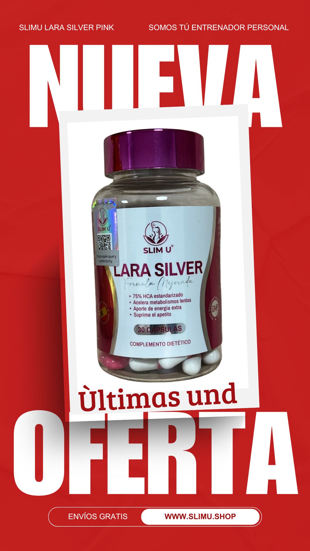 SlimU Lara Silver Pink