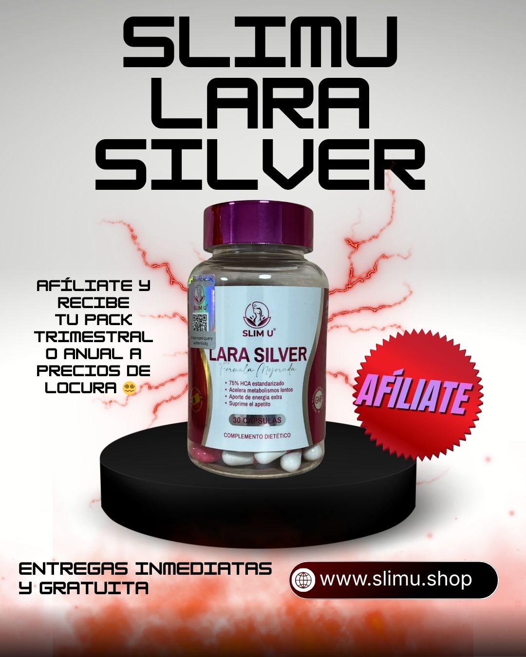 3 meses Afiliación Slimu Lara Silver