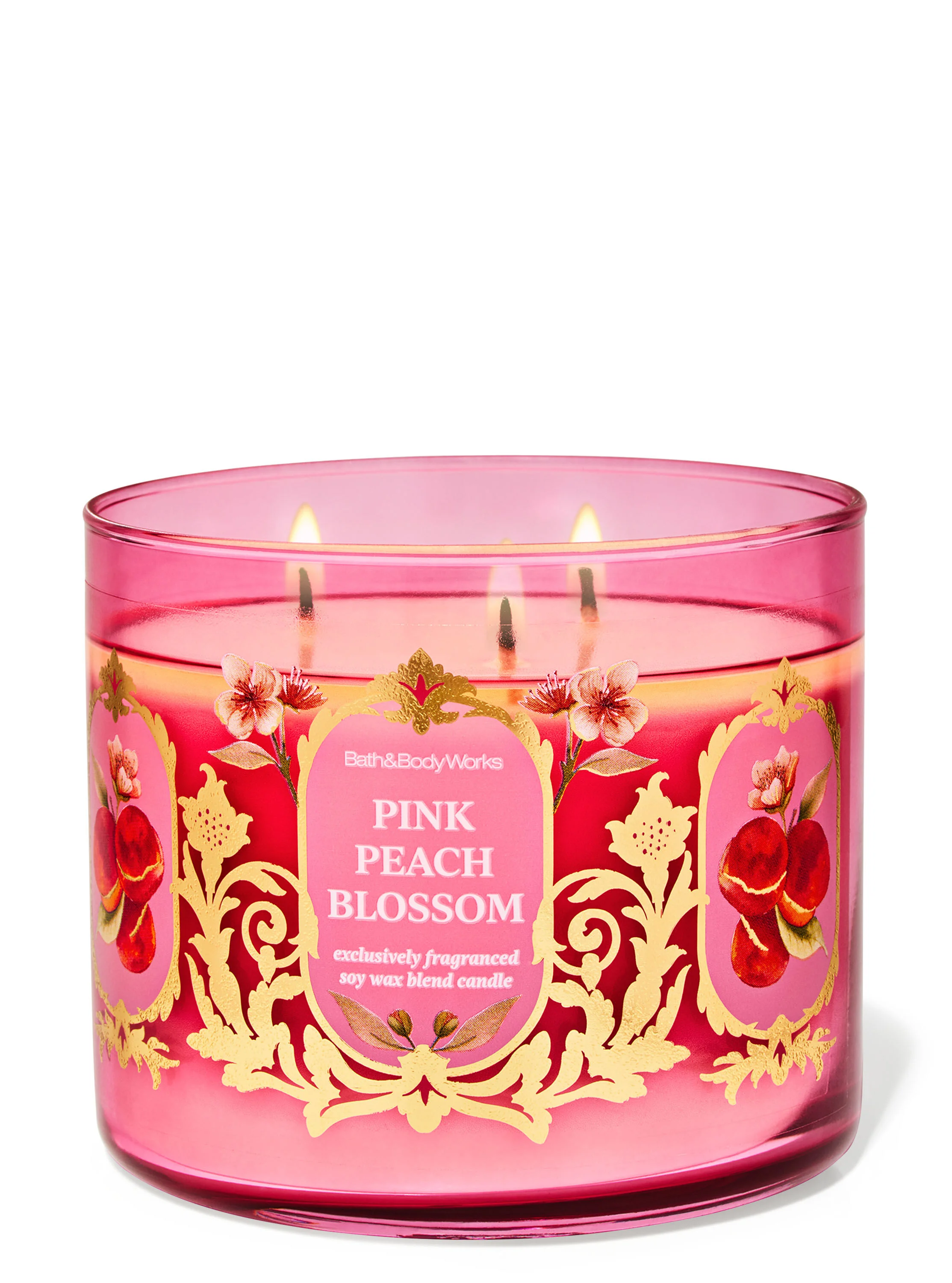 Pink Peach Blossom Candle
