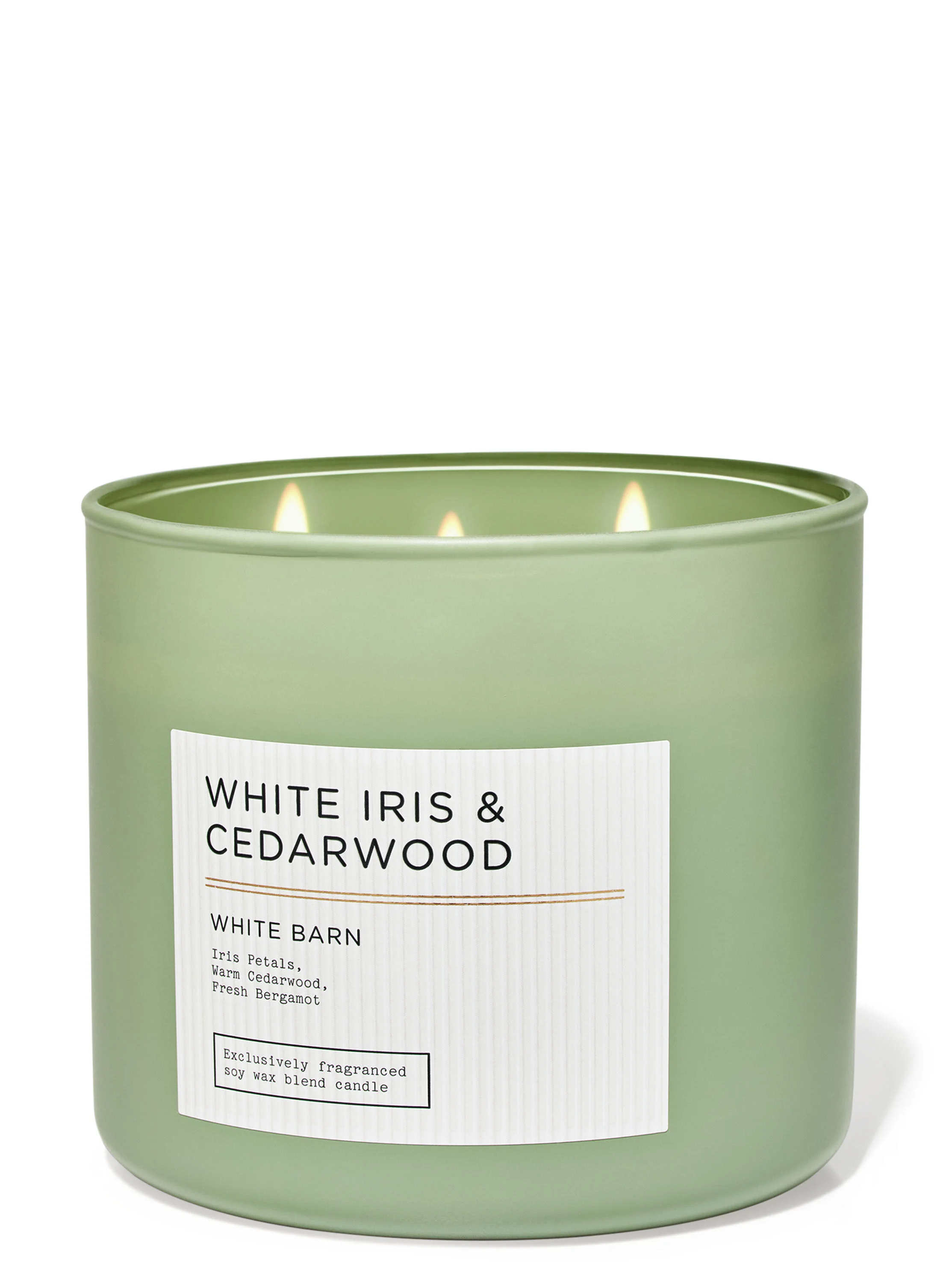 White Iris & Cedarwood Candle