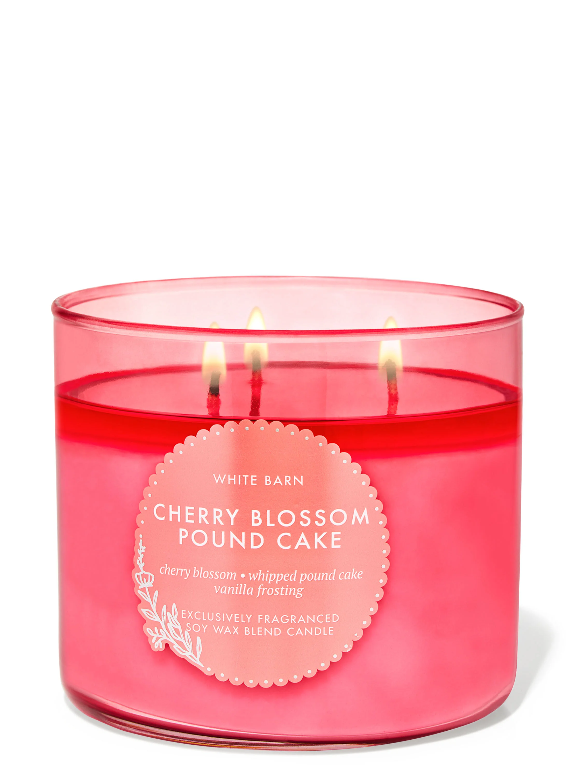 Cherry Blossom Pound Cake Candle