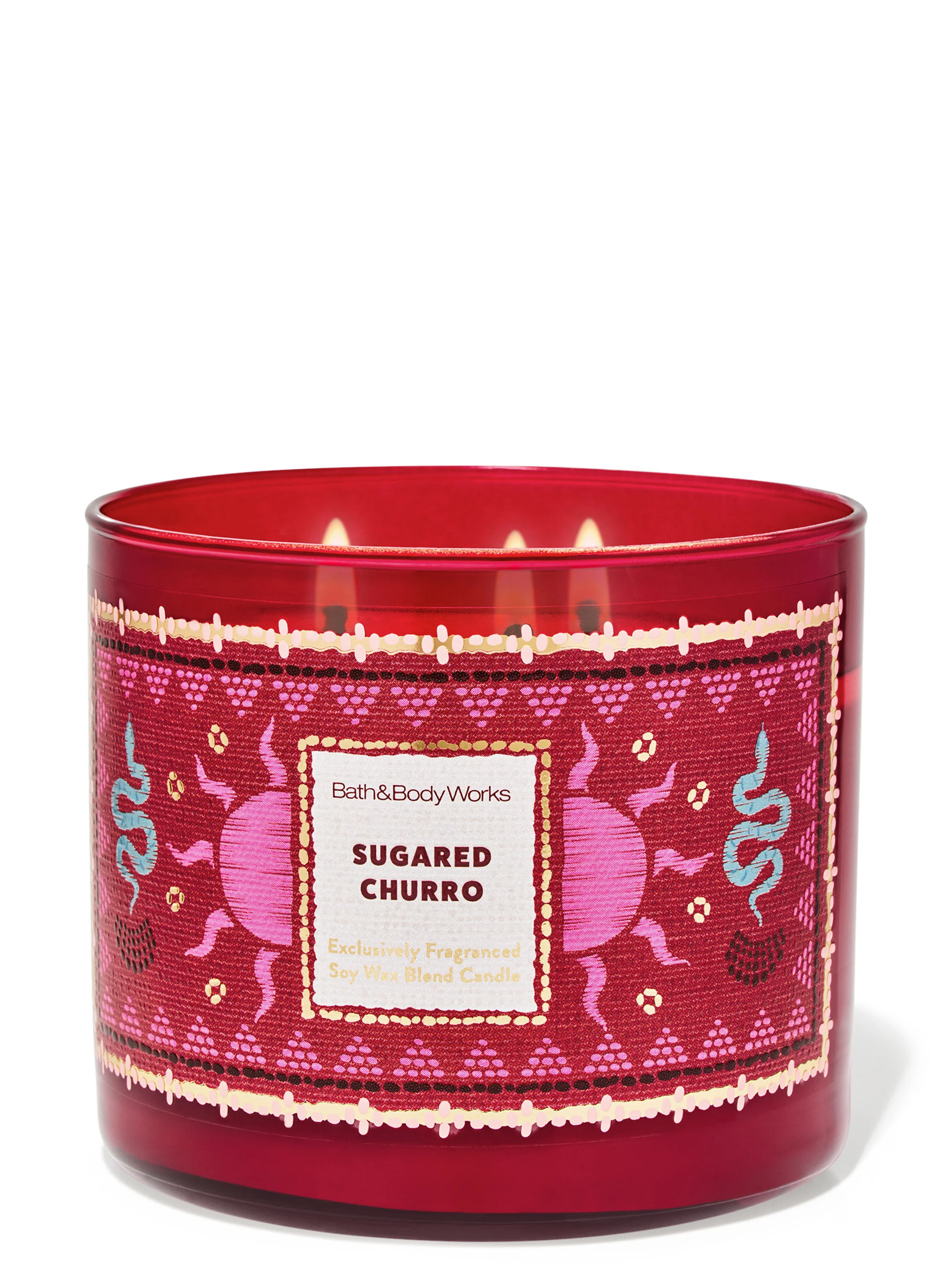 Sugared Churro Candle