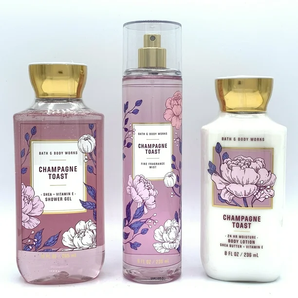 Champagne Toast Bath & Body Works Set