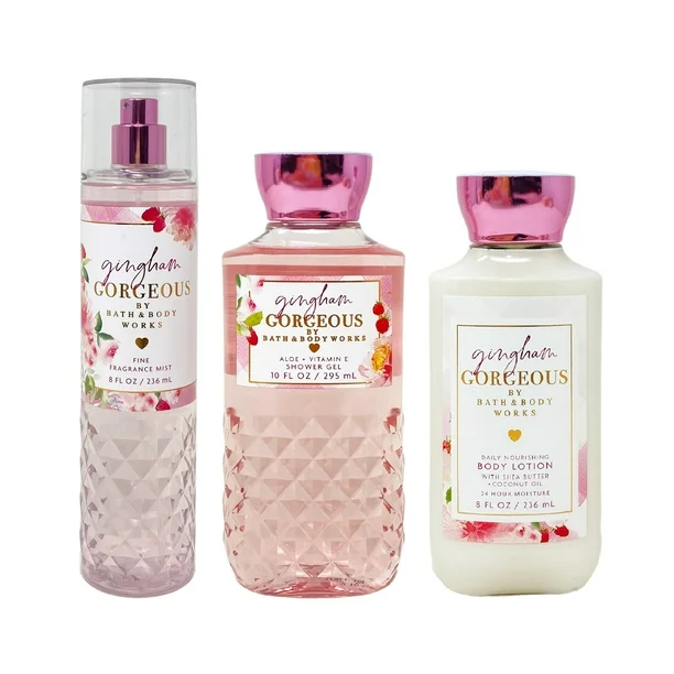 Bath and Body Works Gingham Gorgeous Set