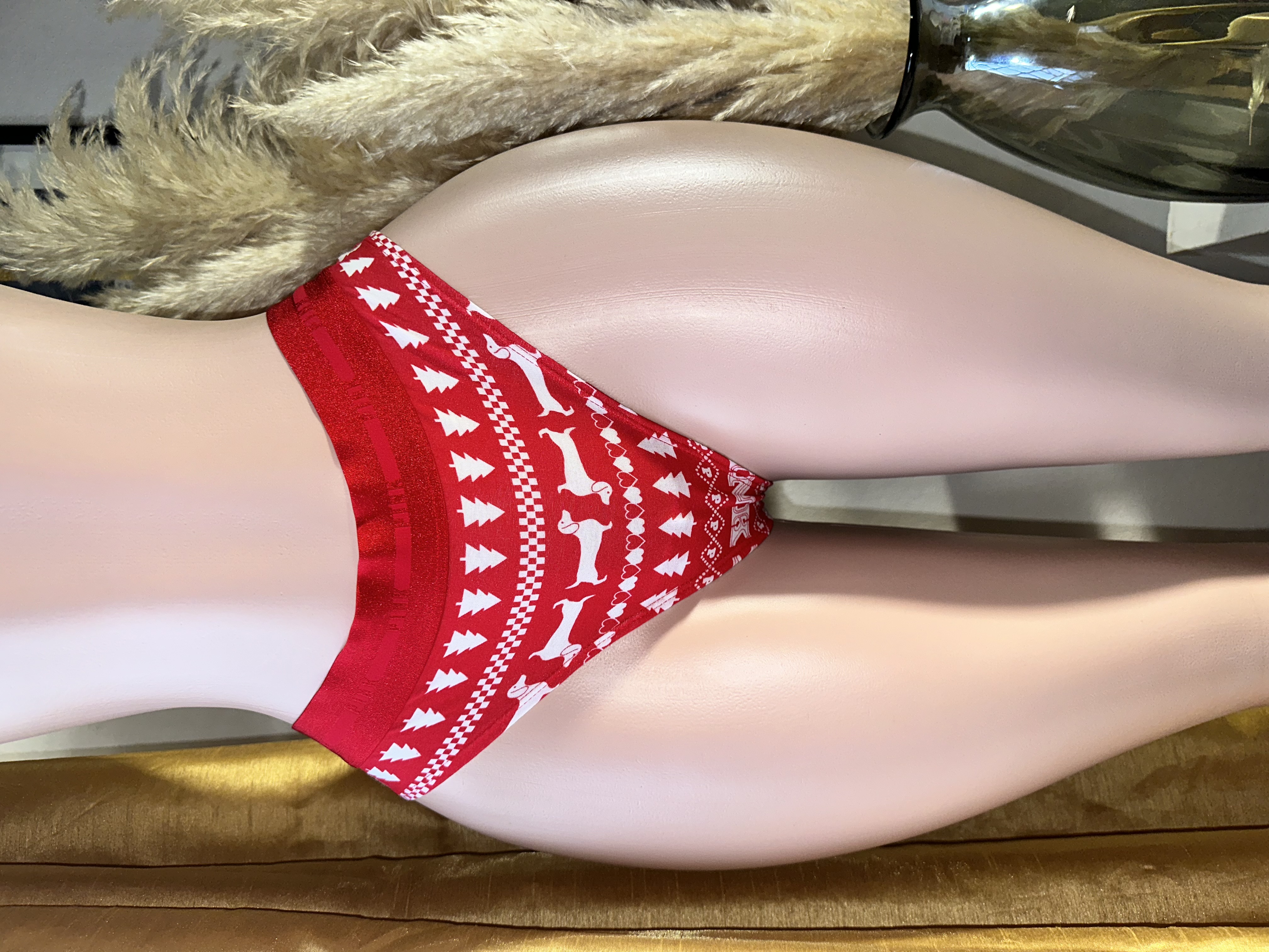 Festive Red Women's Panties