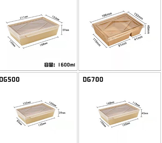 COMBO 200 Hộp đựng cơm trưa hộp đựng thức ăn mang đi trong suốt hộp đựng cơm trưa mang đi hộp đựng trái cây salad hộp đựng thức ăn dùng một lần nhà sản xuất hộp đựng cơm trưa sushi cung cấp