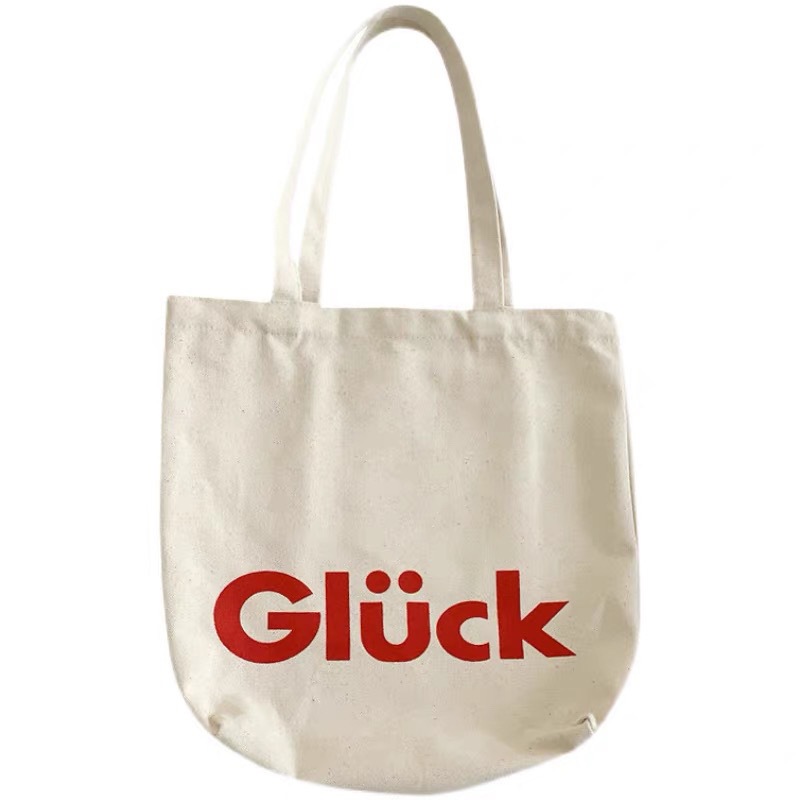 Combo 10 Túi vải canvas đeo vai phong cách Bắc Âu Retro ins túi tote Glück 