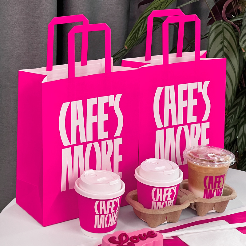 Cốc Giấy Đựng Cà Phê Cafe's More Dùng Một Lần – Có Nắp, In Logo, Phù Hợp Đồ Uống Nóng Mang Đi