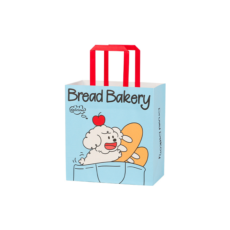 Combo 10 Trọn Bộ Bao Bì Bánh Mì Hình Chó Con – Túi Xách Kraft Đáng Yêu Cho Bánh Nướng, Tráng Miệng & Takeaway
