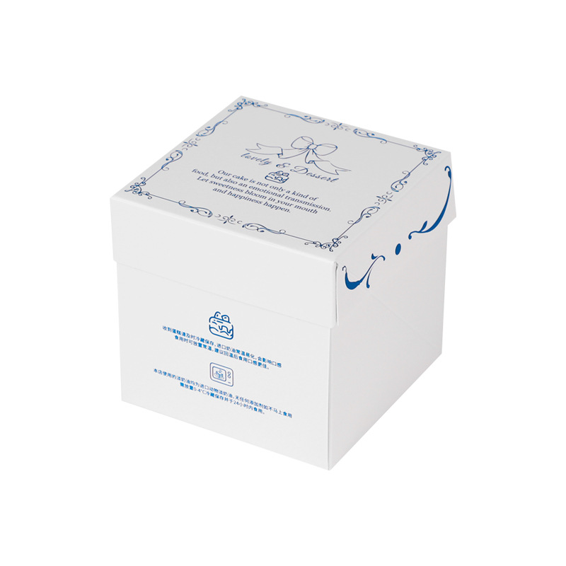 🍰✨ Hộp đựng bánh nhỏ đơn giản – Tôn vinh vẻ đẹp thanh lịch của món tráng miệng Pháp
