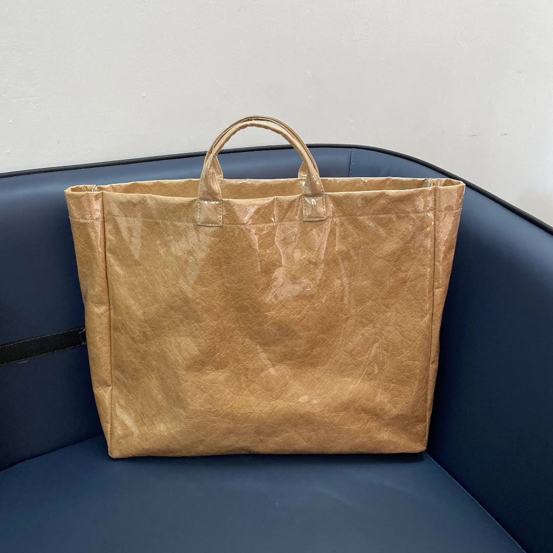 EC-0035  Túi tote giấy DuPont + PVC – Bền, đẹp, chống rách, thân thiện môi trường!