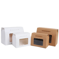 Combo 50 Hộp Giấy Kraft Có Cửa Sổ Trong Suốt – Tiện Lợi, Thẩm Mỹ & Đa Năng  ✨