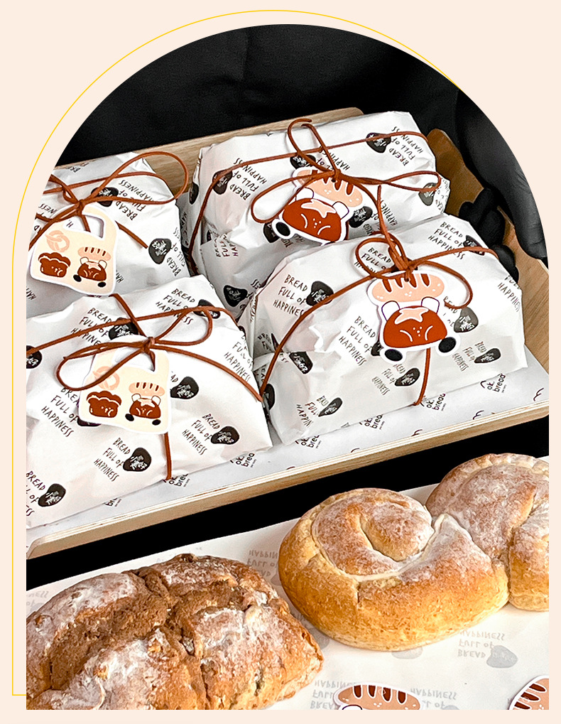 COMBO 200 Bao bì bánh mì "gây bão" mạng xã hội – Giải pháp gói bánh mì nướng tiện lợi, đẹp mắt và đầy sáng tạo!