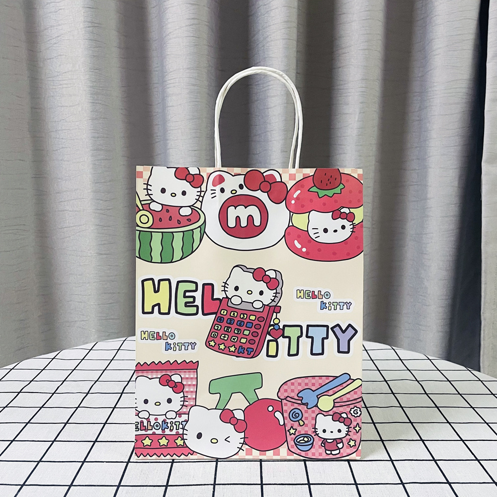 Combo 50 Túi giấy Hello Kitty, Cún hoạt hình