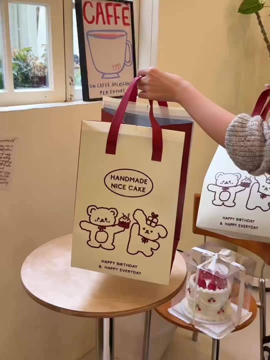 Combo 50 Túi Cách Nhiệt Bánh Sinh Nhật  6 inch & 8 inch