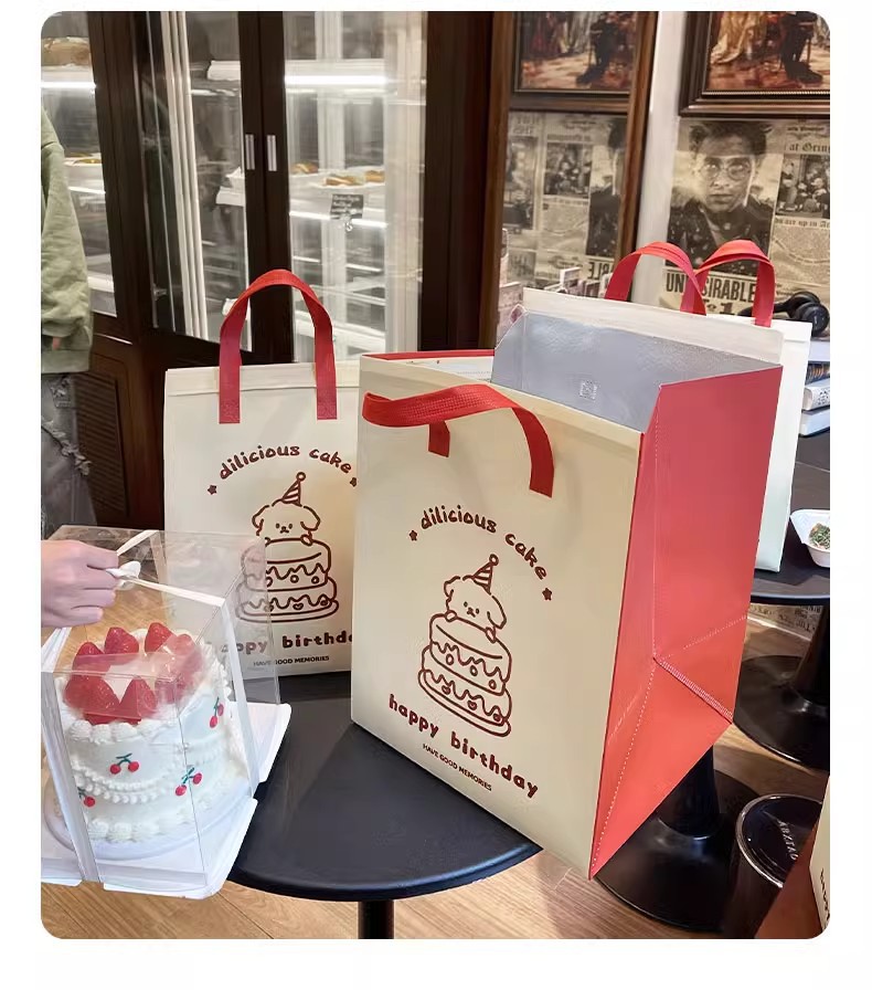 Combo 50 Túi Cách Nhiệt Bánh Sinh Nhật  6 inch & 8 inch