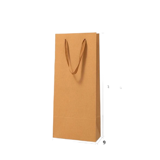 combo 10 Túi giấy Kraft đựng trà, túi xách cao cấp, túi đựng rượu dày, túi đựng quà tặng nhỏ, làm theo yêu cầu