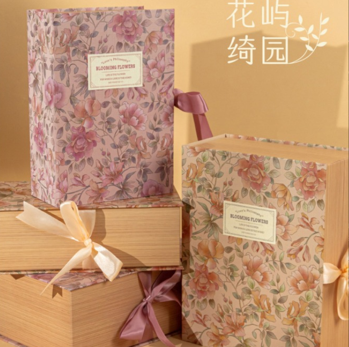 Hộp hình cuốn sách, hộp quà tặng boutique, hộp kẹo cưới tùy chỉnh, hộp đóng gói, LOGO tùy chỉnh