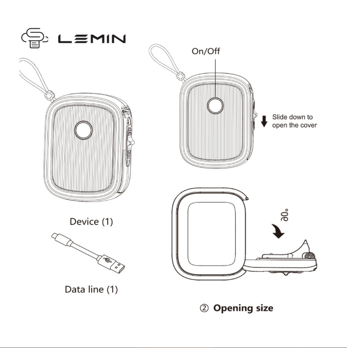 Máy in nhãn dán mini Bluetooth thông minh bỏ túi không cần mực bệnh tật