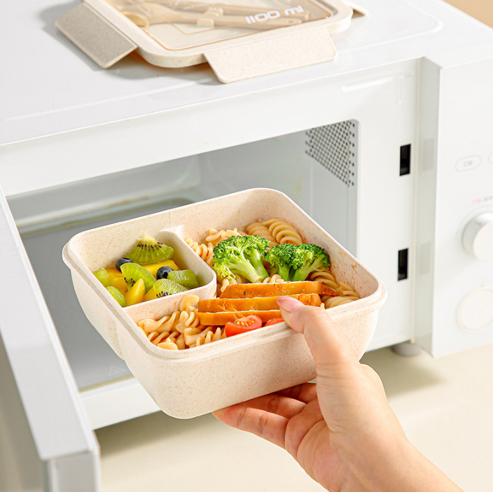 combo 10 Hộp cơm lò vi sóng chuyên dụng cho nhân viên văn phòng hộp cơm trưa cho bé gái bữa ăn nhẹ giảm mỡ hộp cơm phân vùng hộp cơm học sinh