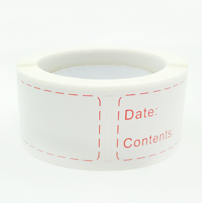 combo 100 Nhãn dán bảo quản tủ lạnh 1x3 inch, nhãn dán chai lớn, nhãn gia vị, nhãn màu, nhãn dán niêm phong